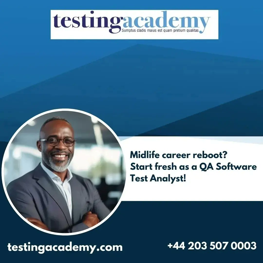 Make your Tuesday count! 

Train as a Test Analyst and elevate your career. 🚀📚

Let us help you build a new career!

Call the number on the screen or visit testingacademy.com for more information.

#testingacademy #softwaretestingtraining #careersuccess #CareerAdvancement