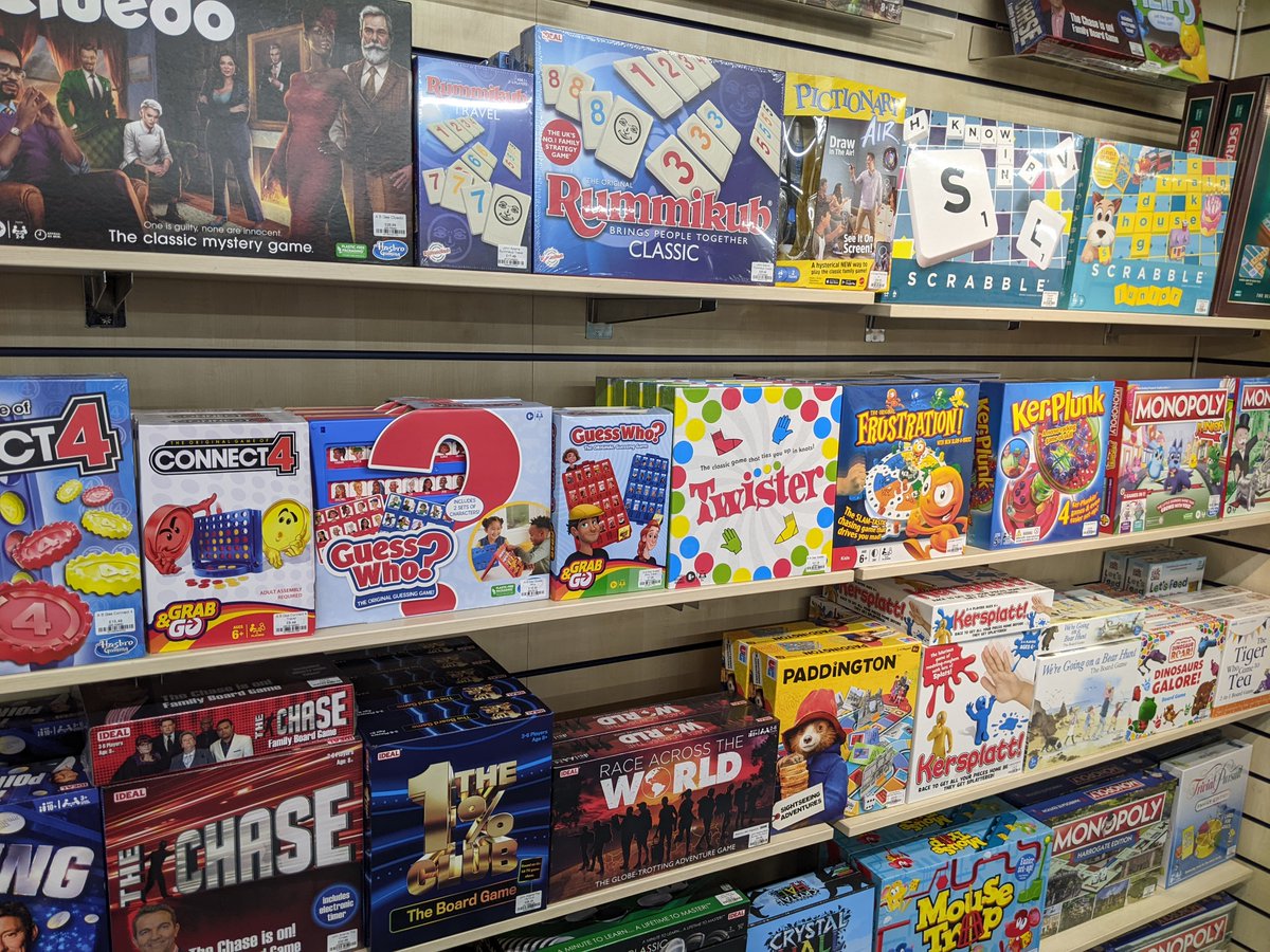 Make tonight a family game night! 🎲
We have lots of board games, jigsaw puzzles and art supplies in store to keep everyone entertained over half term – especially when the weather is so changeable! 🌦️

#halfterm #childrensactivities #artsupplies #artkits