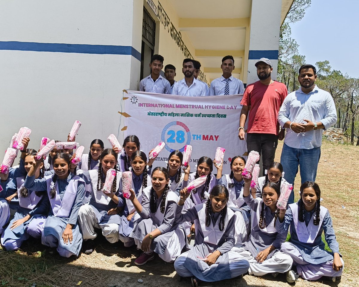 SocchNgo's tweet photo. Today, SOCCH Trust observed International Menstrual Hygiene Day with an awareness campaign at GIC School, Deenapani. We believe in promoting menstrual health year-round, not just today. Let's continue to break the stigma and spread awareness every day! 💪✨

@MHDay28May https://t.co/jGEJejcUgK