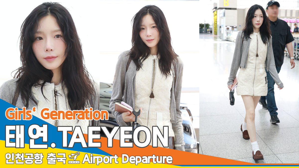 [4K] 태연, 요정일 때도 여신일 때도 항상 예쁨😍(출국)✈️Girls' Generation 'TAEYEON' Airport D... youtu.be/NTn1UKN-nm0?si… 출처 @YouTube #태연 #TAEYEON #소녀시대 #GirlsGeneration #SNSD #인천공항 #출국 #공항패션 #ICN #Departure