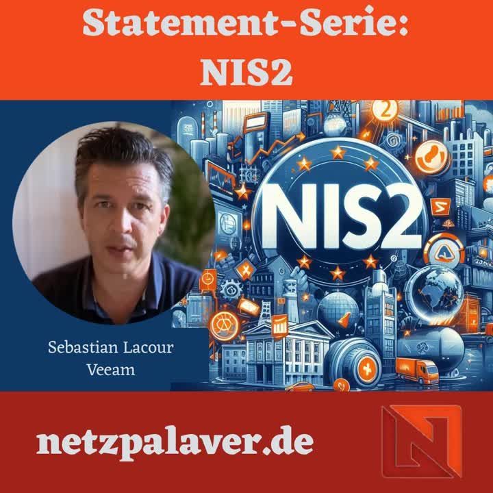 NIS2 - Statement von Veeam buff.ly/4bUugEL via @netzpalaver of netzpalaver on @Thinkers360 #Cloud #Cybersecurity #Security