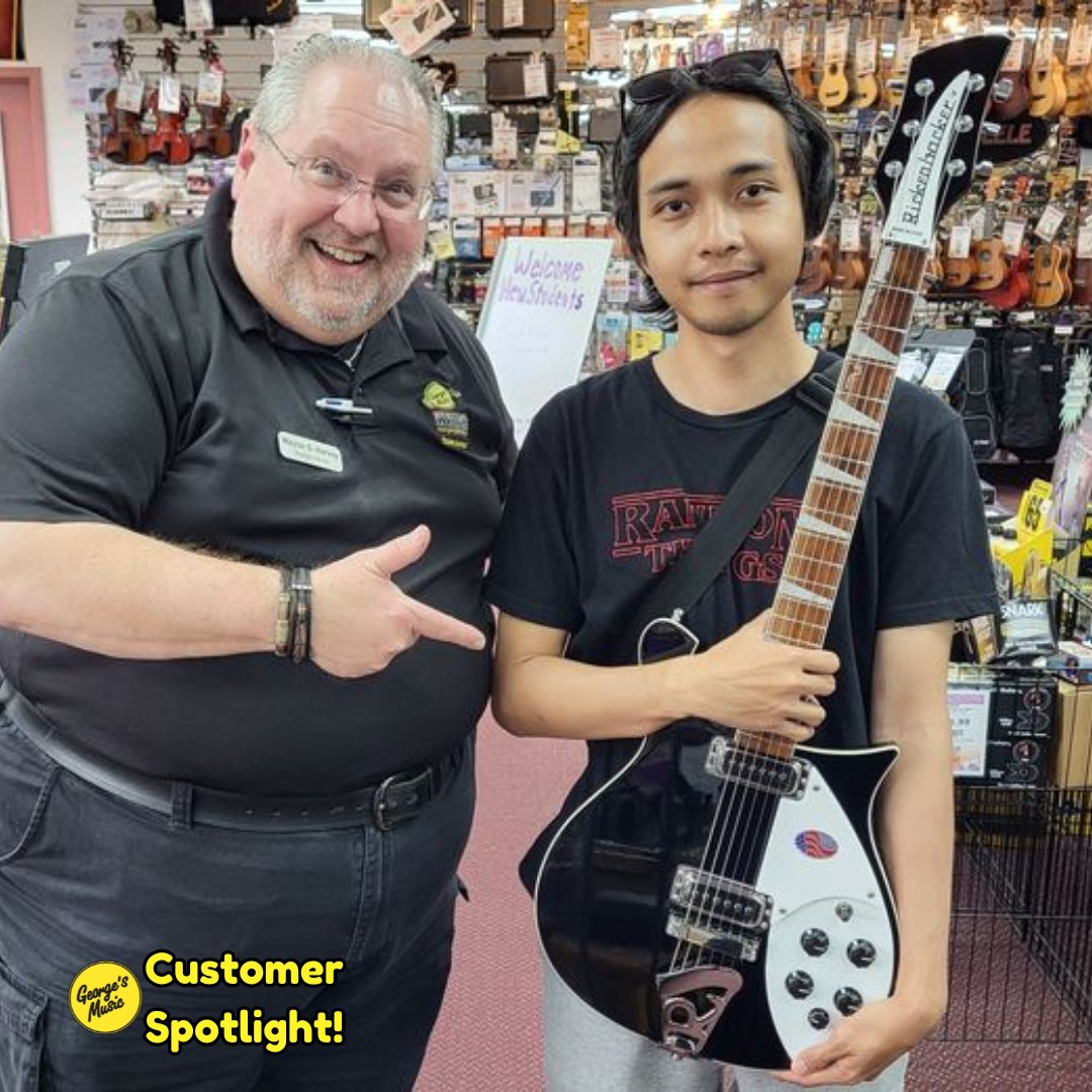 Congratulations Desra and thank you again for allowing us to be a part of this amazing purchase!  All the best with your music & school.  💥
-
SHOP RICKENBACKER:  tinyurl.com/46cxktmt
-
#rickenbacker #georgesmusic #musiciansbuy #rickenbackeratgeorges #rickenbacker620