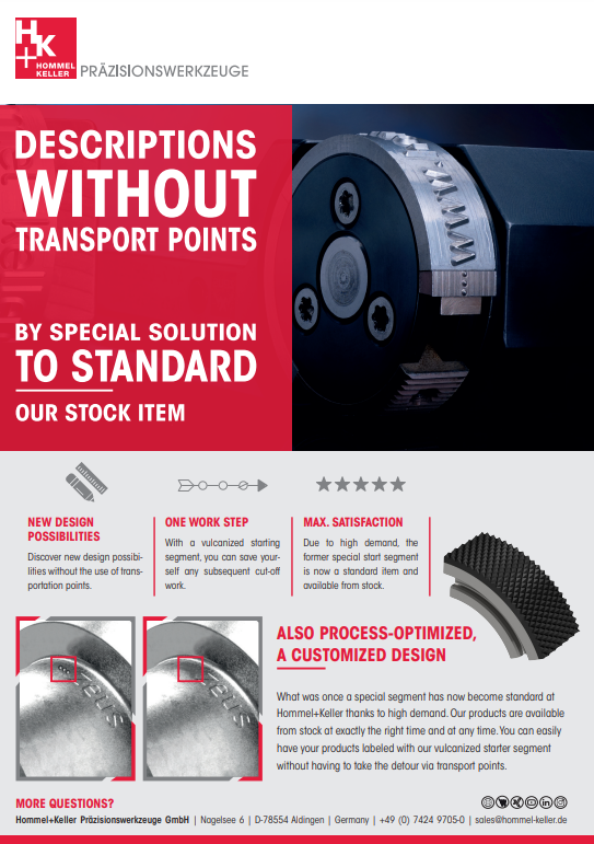 PlatinumTooling's tweet image. Due to high demand, #marking without transport/drive points has  become a stock item at Hommel +Keller.  Benefits include exact day of delivery, optimization of production/procurement processes and quantity adjustments at any time.
#QUICK #markingtools #transportationpoints #mfg