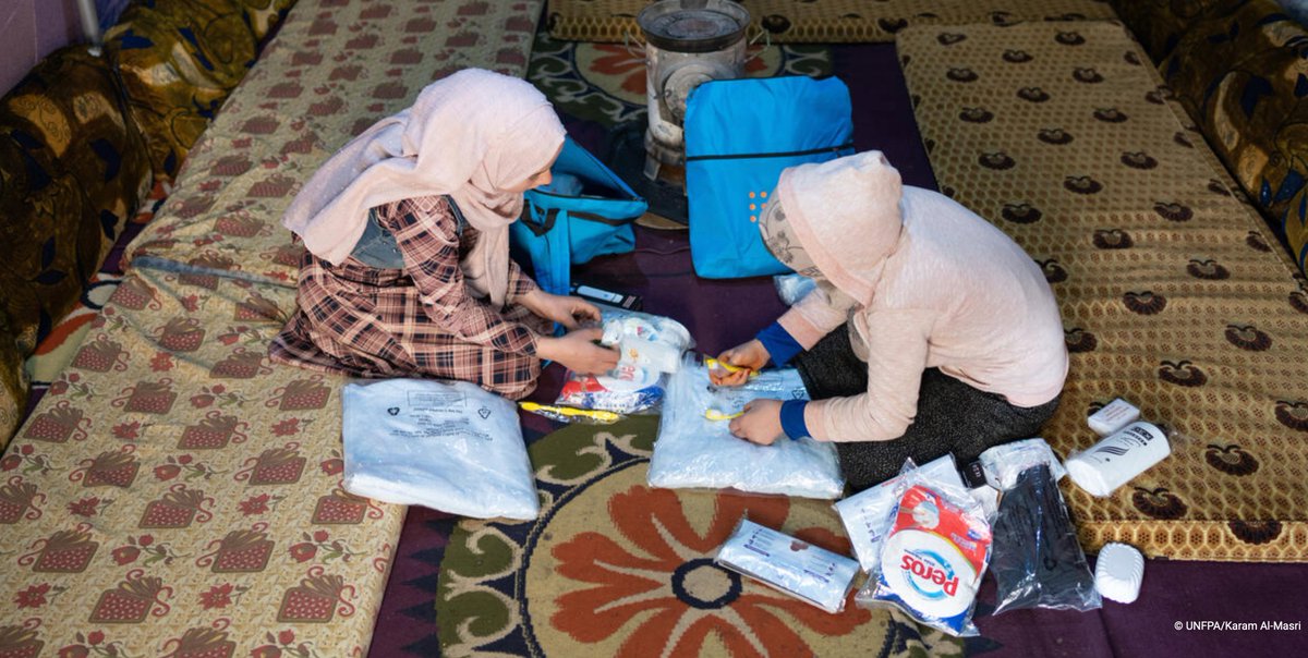 #MenstrualHealth is a #HumanRights issue, not just a #health one. In partnership with @UNFPA, Canada and other contributors distributed 550 menstrual hygiene management kits to women and girls in #Gaza. #MenstrualHealthDay #MHDay2024 #PeriodFriendlyWorld @CanadaFP @UNFPAPalestine