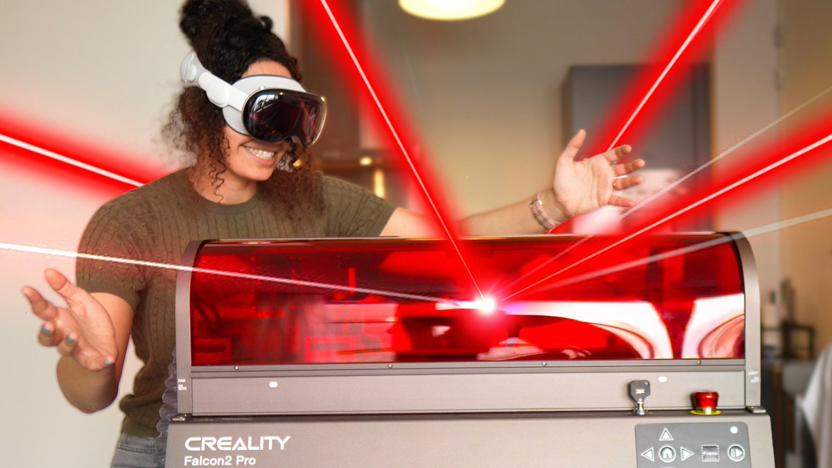 Join Chary as she dives into how VR and MR enhance laser cutting with the new Creality Falcon2 Pro. Creality, known for their 3D printers, now offers a fully enclosed laser engraver & it's looking insane! Check it out here: youtu.be/M7NHl5cif3s PS. Had fun making this
