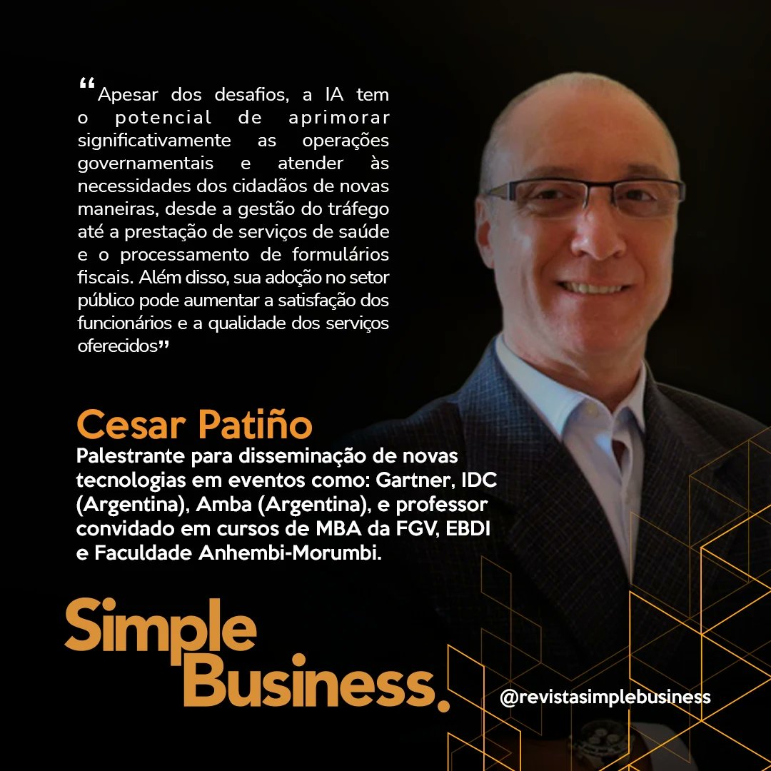 SimpleBusiness4's tweet photo. 📃Artigo: " A adoção e impactos da IA no Setor Público",por César Patiño , na edição 010 da revista @SimpleBusiness4

Artigo completo,
Acesse pelo link abaixo:
https://t.co/cpSKktIm5g

#ia #inteligenciaartificial #revista #artigo #colunista #revistasimplebusiness #simplebusiness https://t.co/JNfdOxIlFI