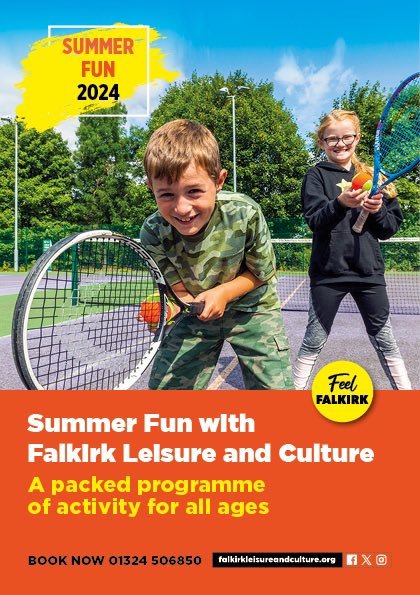 Summer Holiday Programme 2024 ☀️✅   Bookings are now open! 🚨 •Multi-Sports Programme •Tennis Coaching •Swimming Lessons •ASN Camp •Outdoor Activities •& much much more….   See the full programme here ⤵️ pulse.ly/plv4lv9s3p 📞 01324 506850 to book now!