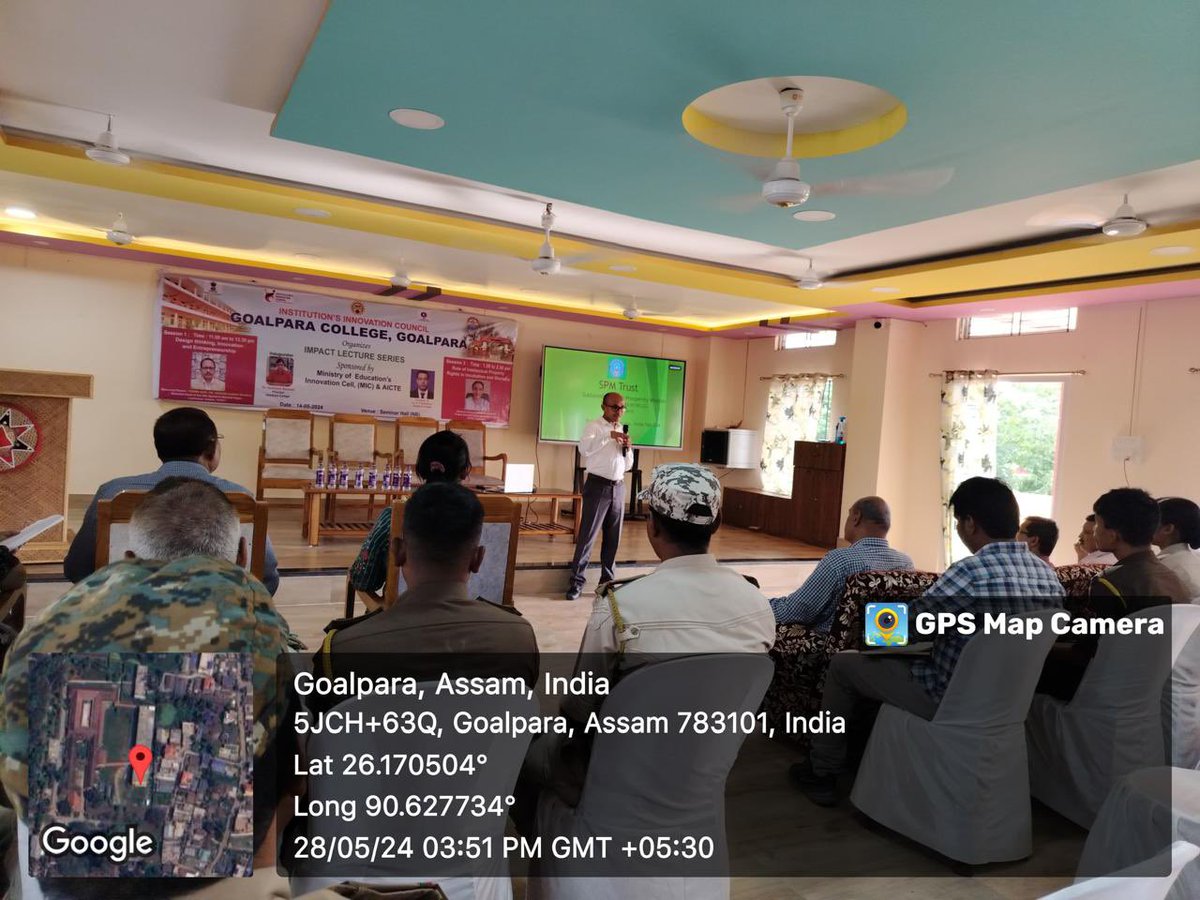 Unlocking the potential of bamboo for rural prosperity! 🌱 Sri Ramchandra K's session at Goalpara College enlightens Forest staff & students on innovative approaches. Exciting new avenues for rural livelihoods are explored. #BambooInnovation #RuralProsperity
