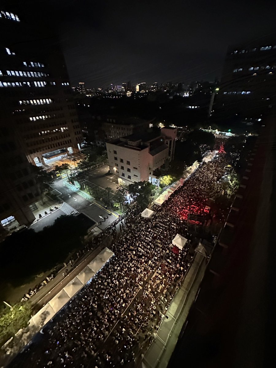 【5万人以上の台湾人が抗議】 今は台湾時間5月28日火曜日の夜9時です。