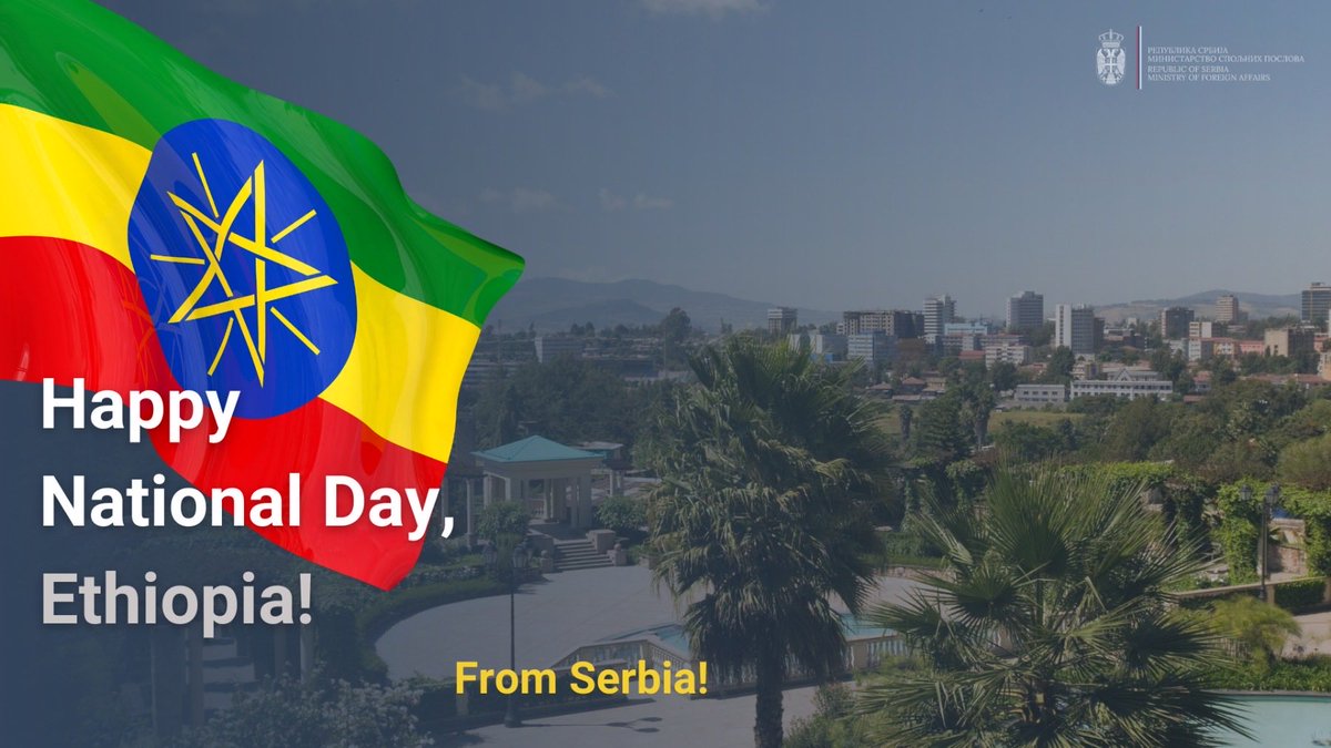 Happy #NationalDay and best wishes of prosperity to the people and government of #Ethiopia 🇪🇹 and our dear colleagues at @mfaethiopia!