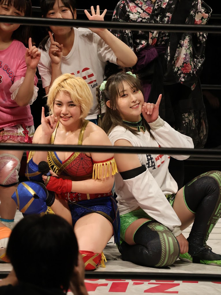 📷2024.5.24 新木場
＃アクトレスガールズ

29日の全日本プロレス
＃アクトレスタイム
地元からエールを送ります🔥

＃才原茉莉乃 さん ＃天職ゆい さん