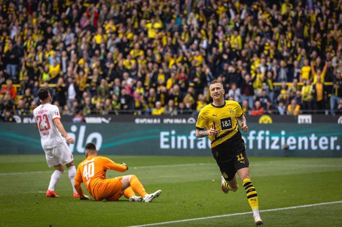 Marco Reus' goal against Augsburg has been voted as Bundesliga goal of the month for May. 👏