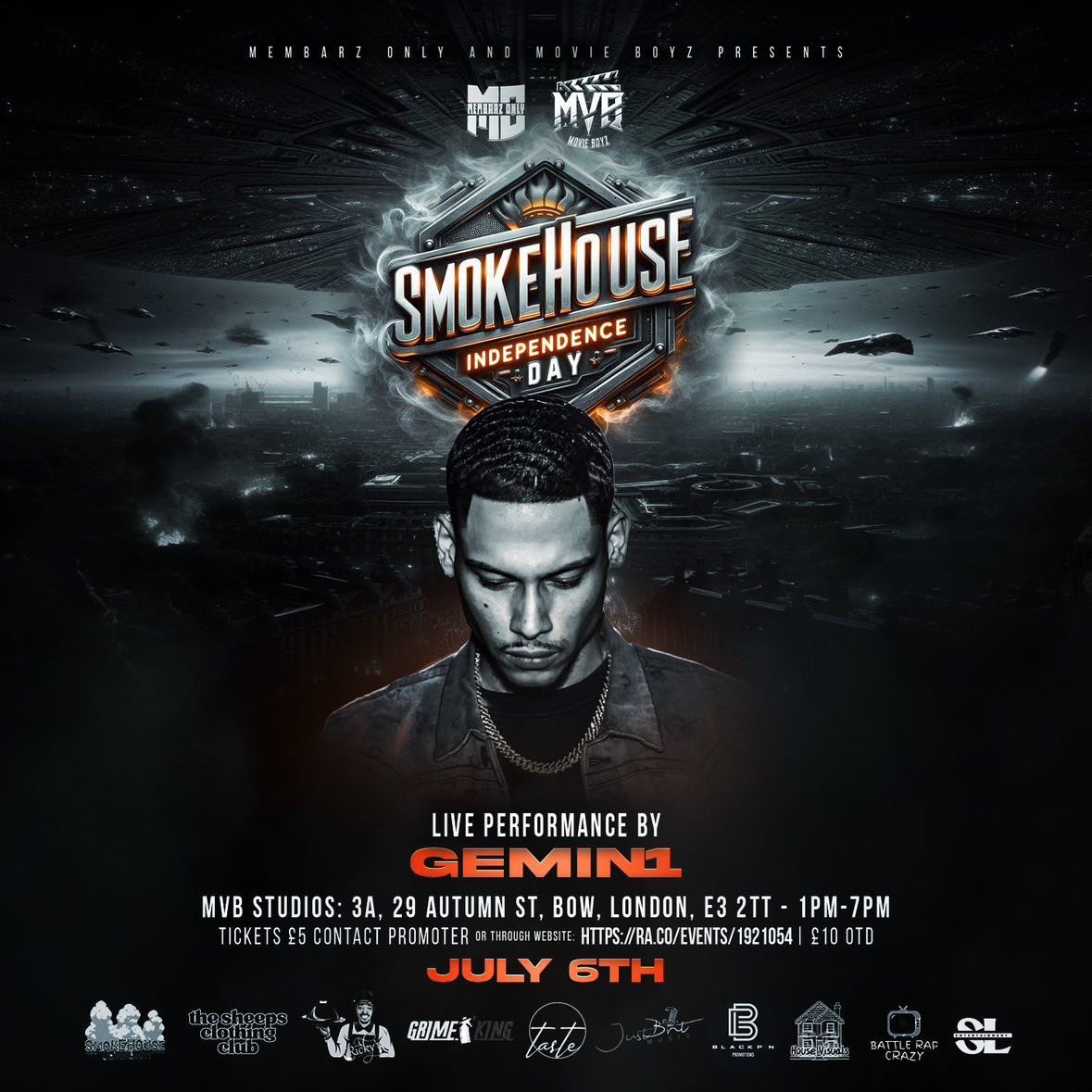 GEMIN1_LDN's tweet image. You don’t want to miss this. 

I will be debuting a lot of new music here… 

Only place you’ll be able to hear it before it drops.