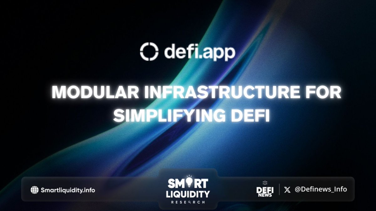💥 @appdefi is a decentralized web2 interface that gives access to everything #DeFi has to offer

💥#DeFiapp aims to be the #Robinhood of decentralized finance

💢Fiat on/off-ramping directly integrated
💢Native Account Abstraction and Gasless transactions
💢Cross-chain trading