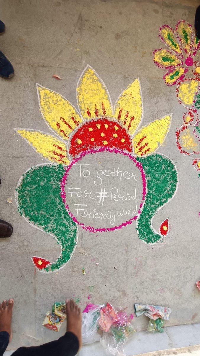 ratishraman84's tweet photo. @ABHWCs_Bihar 
Celebrating Menstrual Hygiene Day among Children of Rajopur High school and Kasturba Vidyalaya katarmala and awarded winner Rangoli And Drawing competition.Owning the responsibility as CHO of HWC katarmala distributed 1000 Sanitary pad free of cost among students. https://t.co/2Gv5rtyWtg