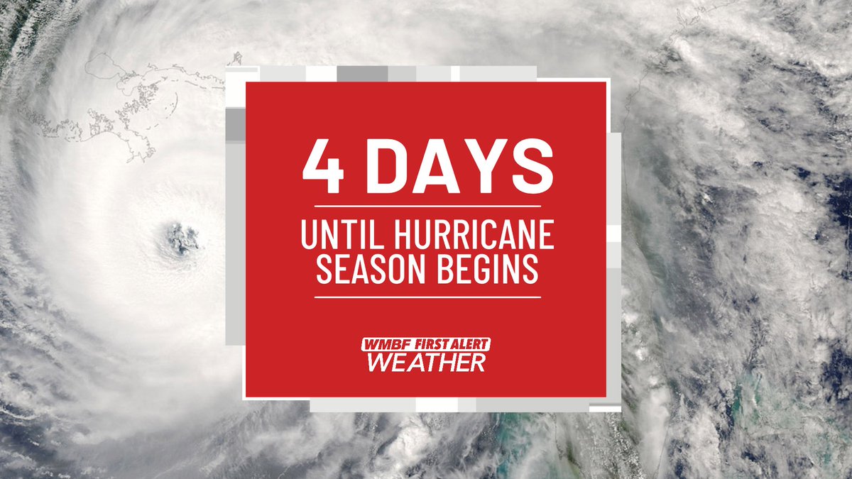 Four days away from the start of hurricane season. Thankfully, we don't have any chance of development in the tropics right now. Now is the time to prepare ahead of the active season: bit.ly/3UVnbNz @wmbfnews @jamiearnoldWMBF #scwx #ncwx #myrwx