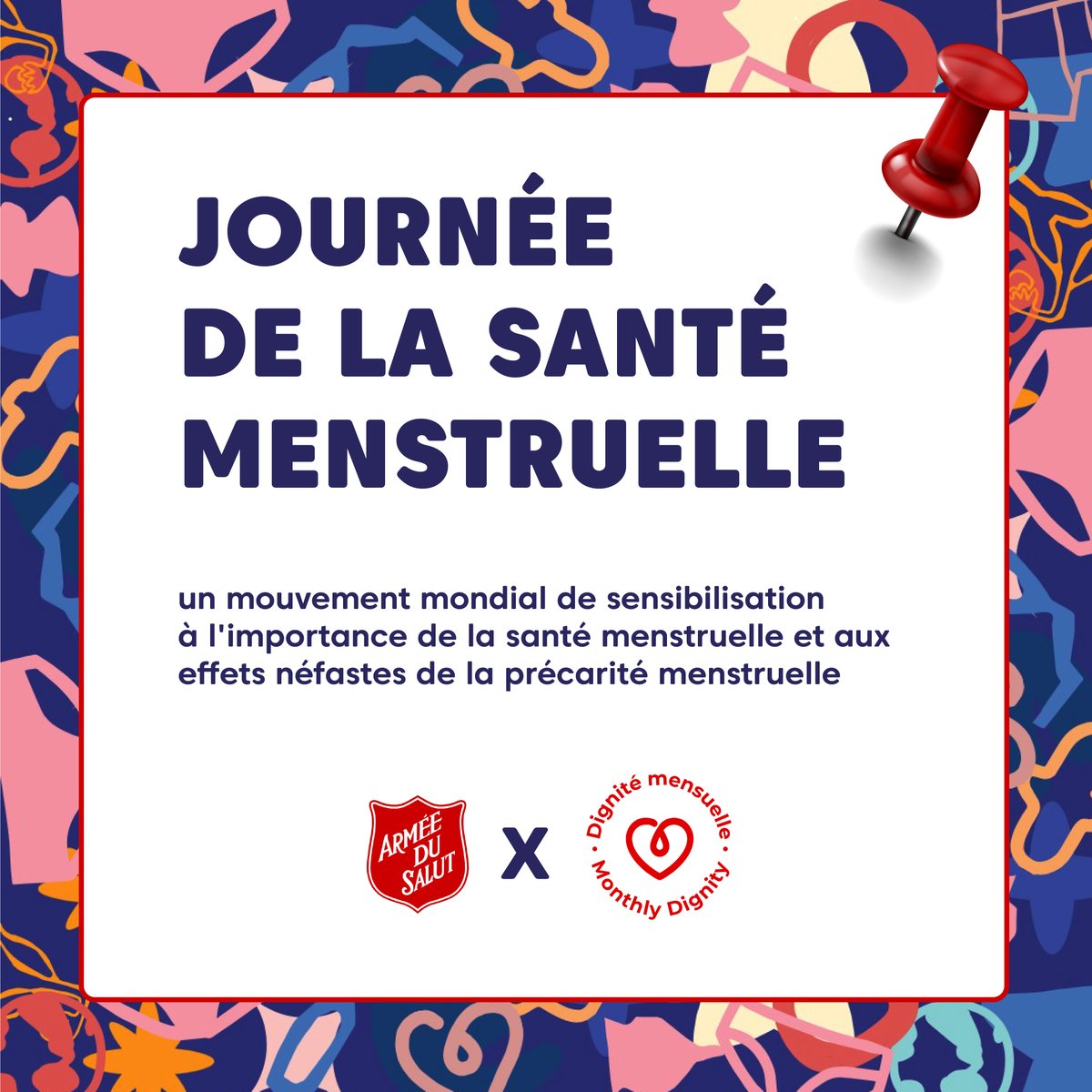 La journée mondiale pour la santé et l'hygiène menstruelles fait partie d'un mouvement mondial qui vise à mettre en lumière les défis liés à la santé menstruelle et à promouvoir l'accès équitable aux ressources nécessaires pour gérer la menstruation avec dignité. 🌍