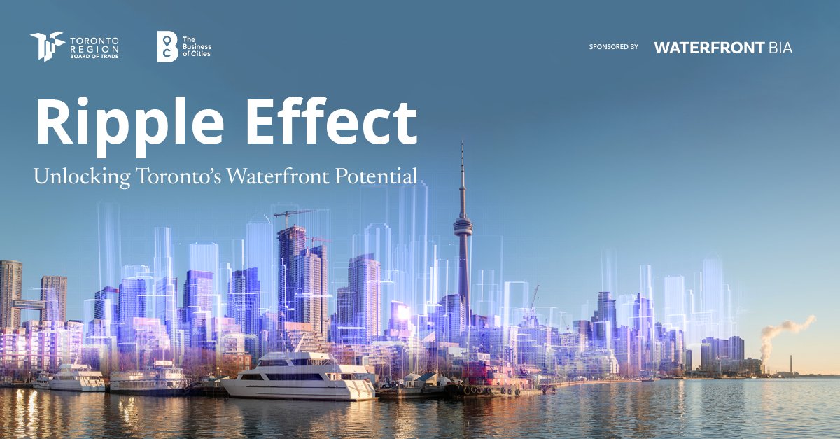 Today, we released our Ripple Effect report w/ @TheBizofCities. It recognizes the waterfront’s 
enormous potential and offers 2 fast-track recommendations and 9 guiding principles to transform it into a world-class destination. 

Learn more: bot.com/rippleeffect