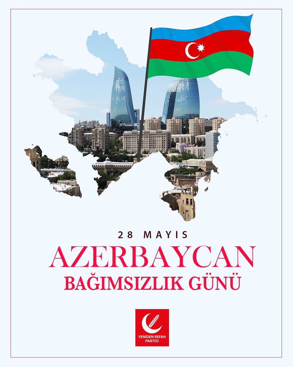 Dost ve kardeş ülke #Azerbaycan’ın Bağımsızlık Günü kutlu olsun! 🇹🇷🇦🇿