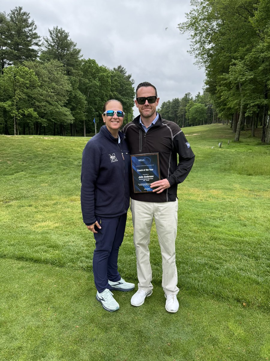 Monomoy Athletics (@monomoysharks) on Twitter photo Great day at Maplegate for the South Sectional Girls Golf championship. Congrats Coach Anderson on receiving his 2023 Coach of the Year Award and best of luck to our girls today! Go Sharks! @PrincipalJPo @MonomoyAT <a href="/MonomoySchools/">Monomoy Schools</a> <a href="/BradJoyal/">Brad Joyal</a> <a href="/sportsCCT/">Cape Cod Times sports</a> Great day at Maplegate for the South Sectional Girls Golf championship. Congrats Coach Anderson on receiving his 2023 Coach of the Year Award and best of luck to our girls today! Go Sharks! @PrincipalJPo @MonomoyAT <a href="/MonomoySchools/">Monomoy Schools</a> <a href="/BradJoyal/">Brad Joyal</a> <a href="/sportsCCT/">Cape Cod Times sports</a>