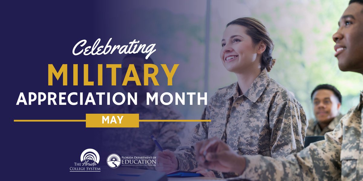 In Florida, we are committed to being the most military friendly state in the nation. The @FLCollegeSystem proudly welcomes over 59,000 veterans, active-duty military members and their families. Learn more: bit.ly/49cQrVR. Thank you for your service!