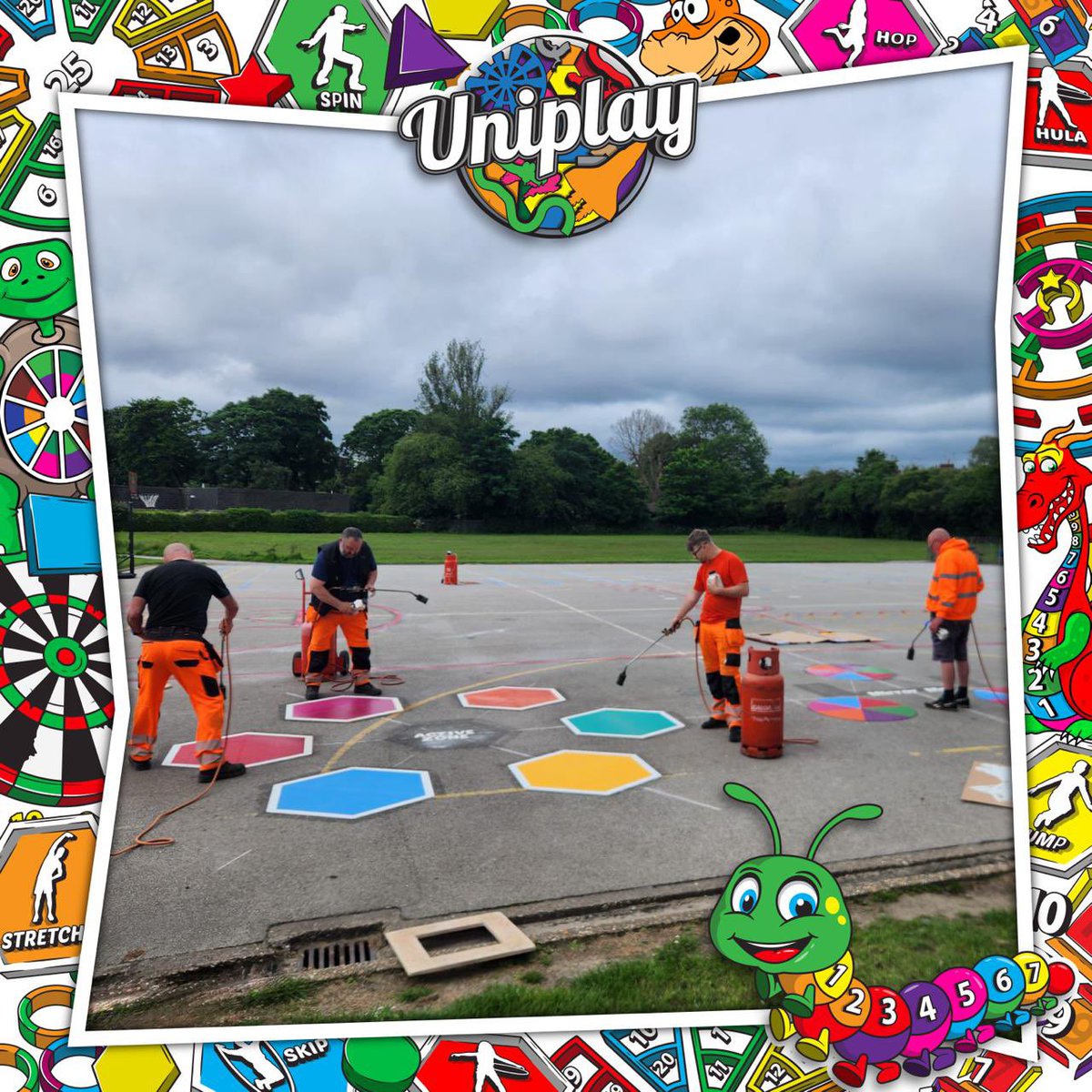 Hope you’ve had a fabulous bank holiday weekend 🤩

Our teams are super busy, up and down the country this week spreading a little Uniplay magic ✨ 

We’re hoping the weather plays nice 🌦️☺️

#playgroundmarkings #outdoorplay #teamuniplay #sportspremium
