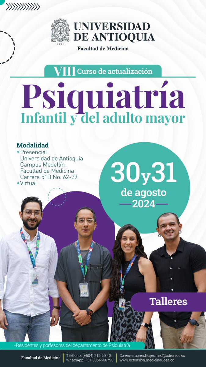 Antonio Toro (@antoniotoro) on Twitter photo Mayor información e inscripciones: preview.mailerlite.com/f6x5j6q8e8. <a href="/Medicina_UdeA/">Facultad de Medicina | Universidad de Antioquia</a> <a href="/UdeA/">Universidad de Antioquia</a> Mayor información e inscripciones: preview.mailerlite.com/f6x5j6q8e8. <a href="/Medicina_UdeA/">Facultad de Medicina | Universidad de Antioquia</a> <a href="/UdeA/">Universidad de Antioquia</a>