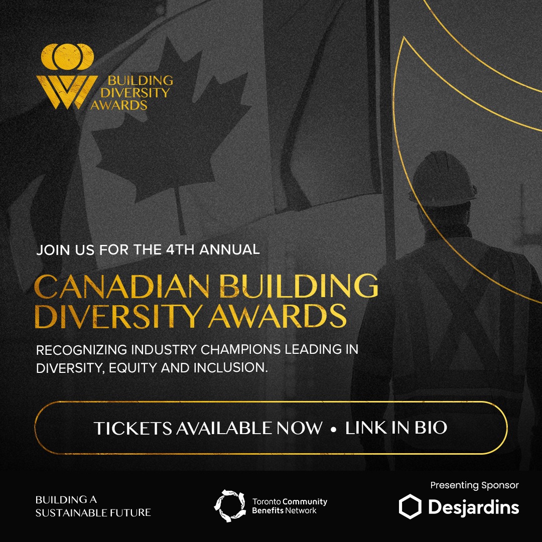 Join us for the 4th Building Diversity Awards as we recognize Industry Champions leading in Diversity, Equity and Inclusion. 🗓️June 14th, 2024 Tickets Available at buildingdiversity.communitybenefits.ca/tickets #BuildingDiversityAwards #BDA2024 #diversityandinclusion #CommunityBenefits