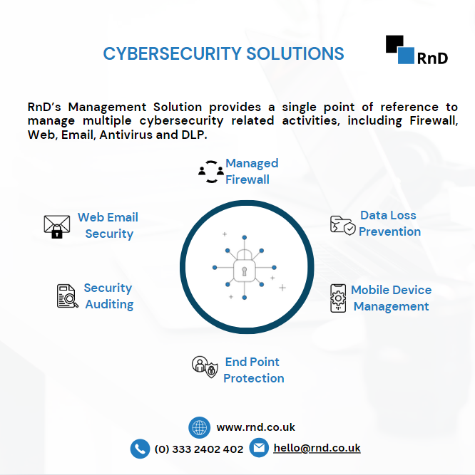 rndsystem's tweet photo. Safeguard your digital landscape with RnD's Management Solution, your cybersecurity command center. 🔐🛡️
#CybersecurityManaged #FirewallToDLP #TechGuardians https://t.co/5rVrjVQvdq