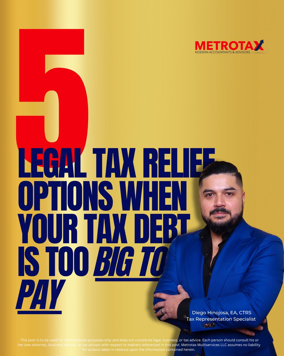 Do You Owe the IRS Money That You Can’t Pay?  

It can happen by accident. You may not have withheld enough from your paycheck in the past year and wind up with a whopper of a tax bill in April. #businessowner #realestateinvesting #taxproblems #realtors #dentists