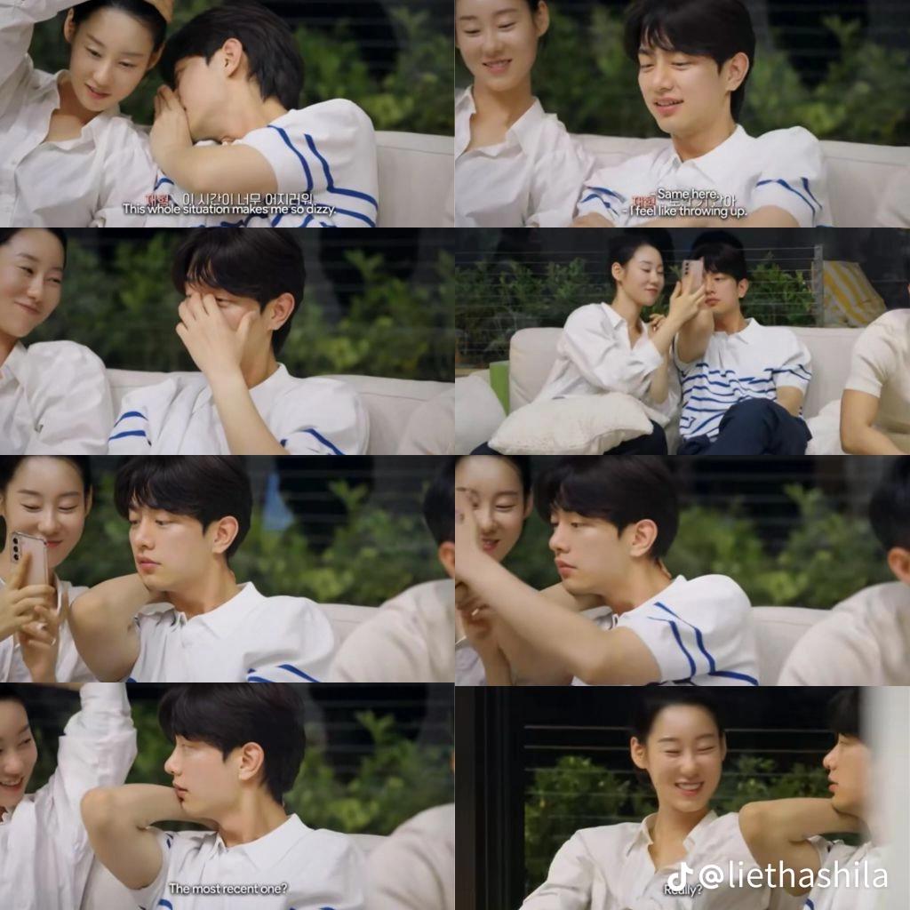 Sekai_Yizhan's tweet photo. I don't fcking care if they are not the end game, most of all endgame end up not dating in real life anyway, so I just hope JAECHO stay close friends after the show.
#mysiblingsromance #Jaehyung #Choa #JaeCho https://t.co/8lcy1LZ737