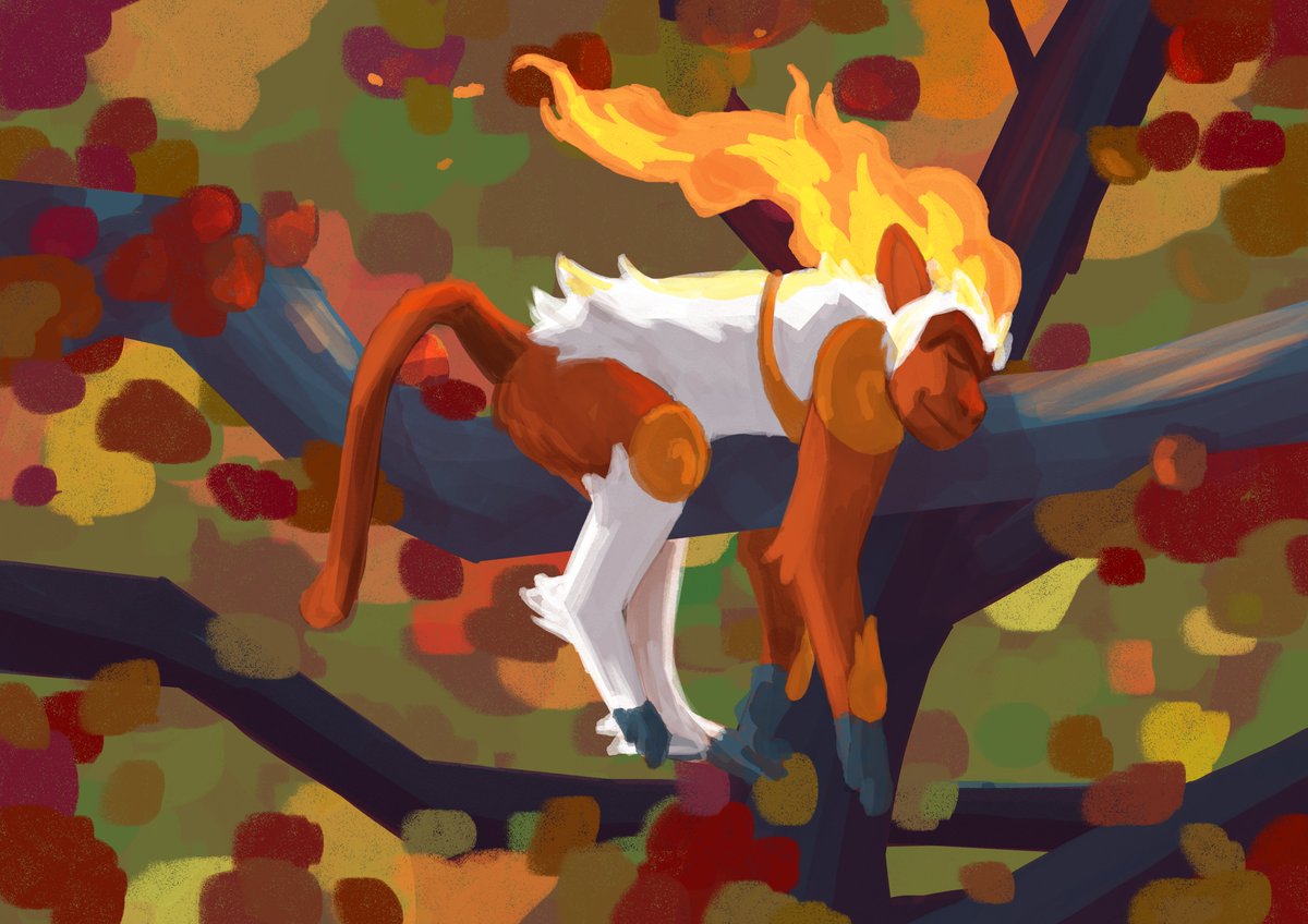 tea_sodium's tweet photo. i got a growing collection of fake pokemon card art startin with the monkey son #infernape #pokemon #art https://t.co/auJIBnINho