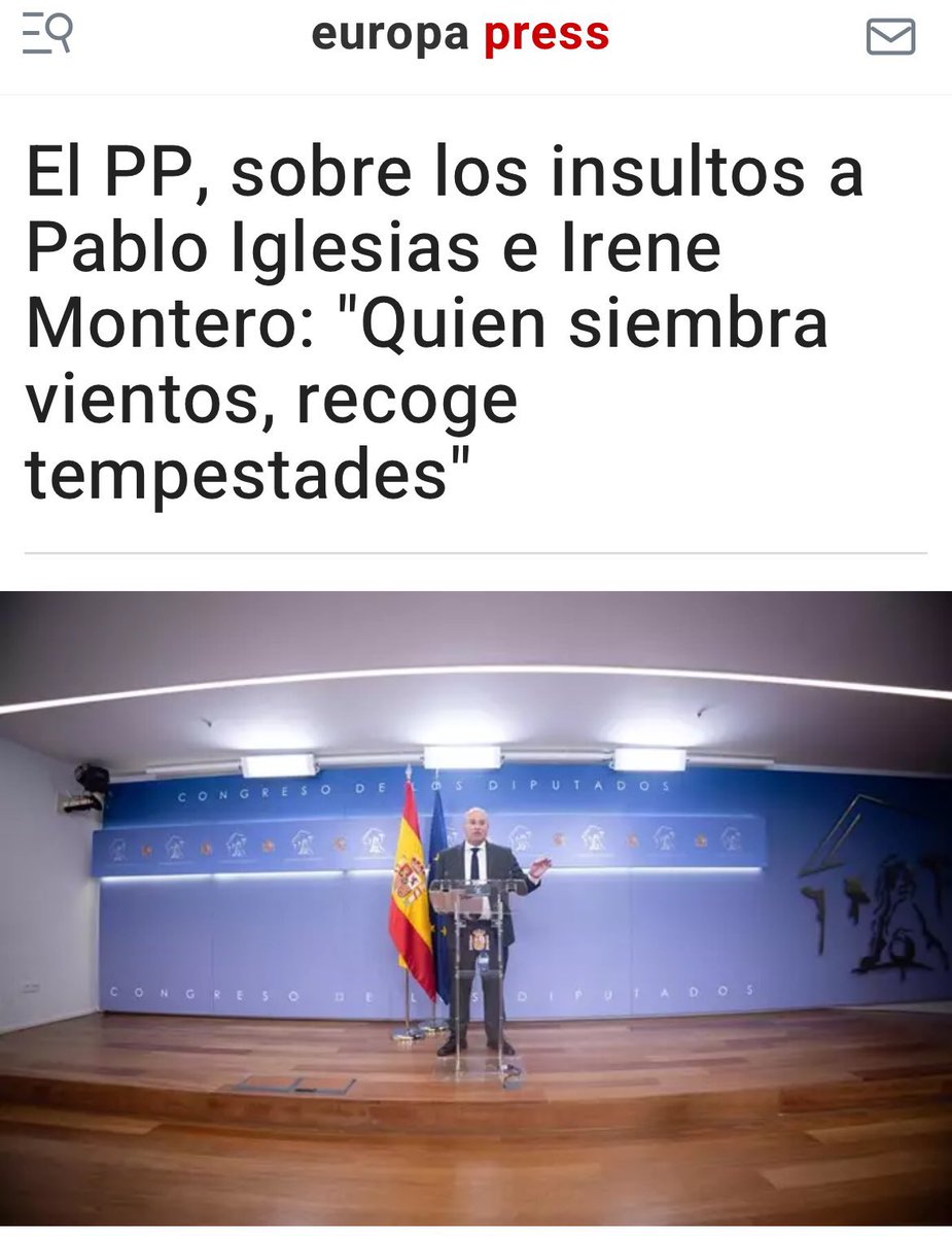 Irene Montero tweet media