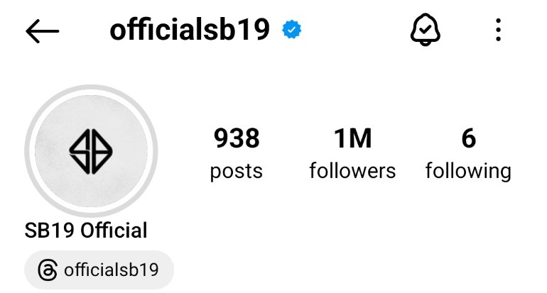 majority of us were not here when they reached their first 100, 1000, 100,000 at least we’re here to finally witness their first 1,000,000. 💙

drop username & tags for bookmarking purposes. 

1M NA SI OFIFI SA IG
@SB19Official #SB19
#SB19Instagram1MillionFollowers