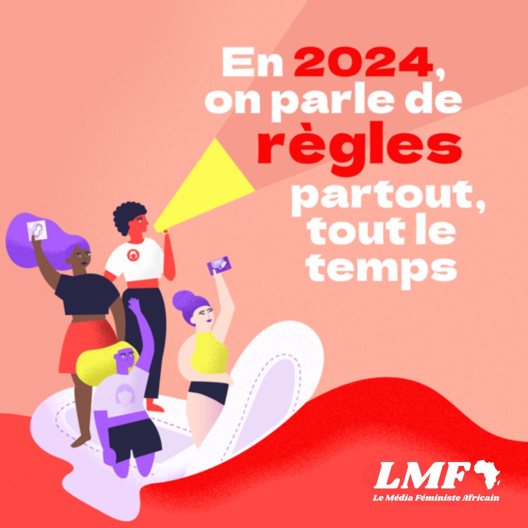 1 fille sur 10 en Afrique souffre encore de la #Precaritémenstruelle

Le droit à une #hygiènemenstruelle de qualité est un droit humain!

Aujourd'hui et tous les jours, nous devons construire un monde adapté aux règles🩸 
#PeriodFriendlyWorld #StopPrécaritéMenstruelle