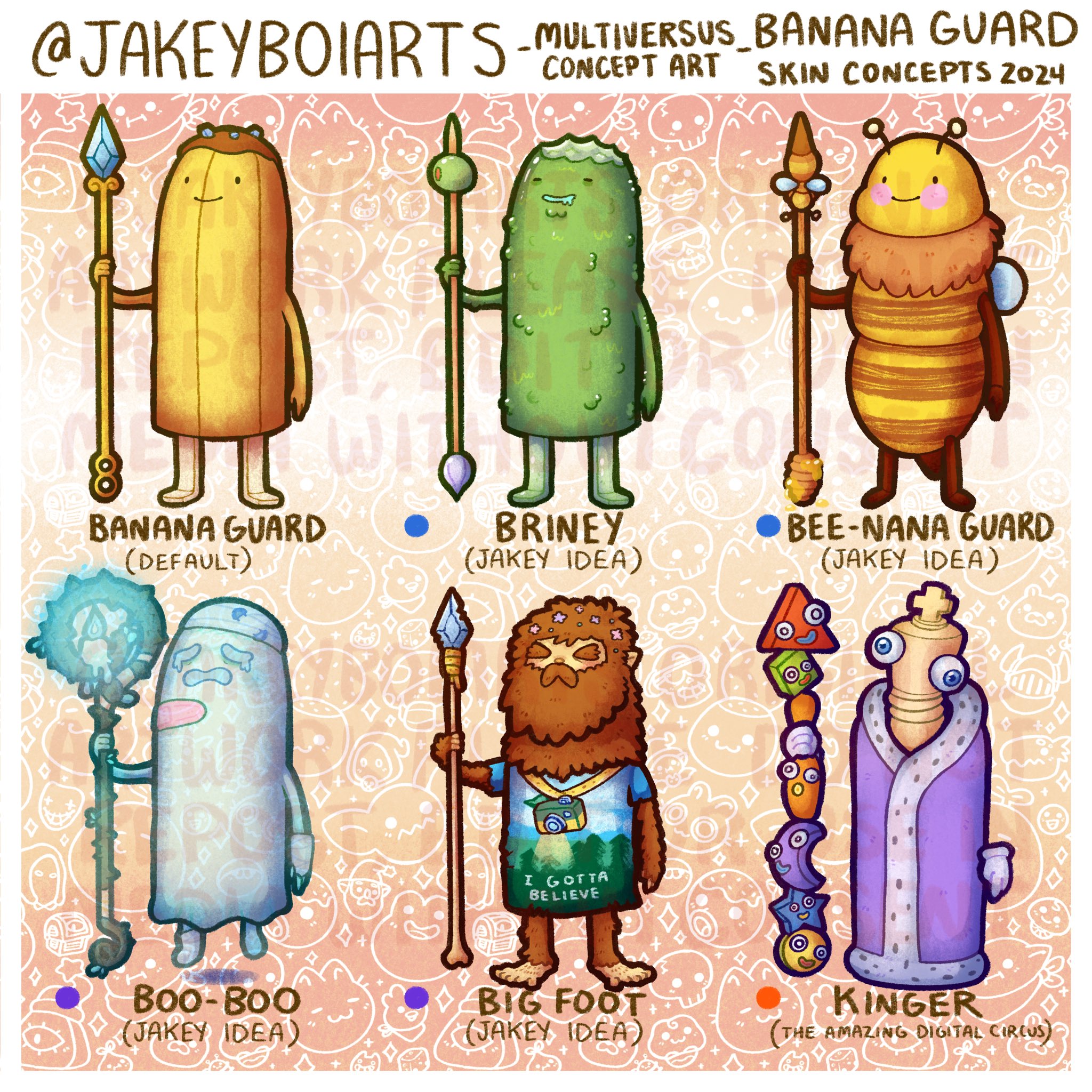 Jakey Boi ✨ on X: &ldquo;Banana Guard Skins For @multiversus 🍌 “Banana 