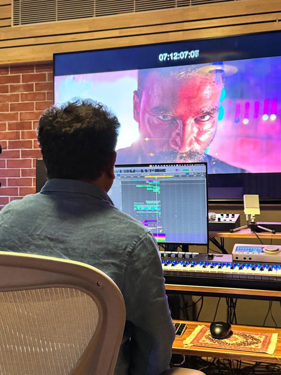 Raayan background score is done. A storm is coming. @arrahman