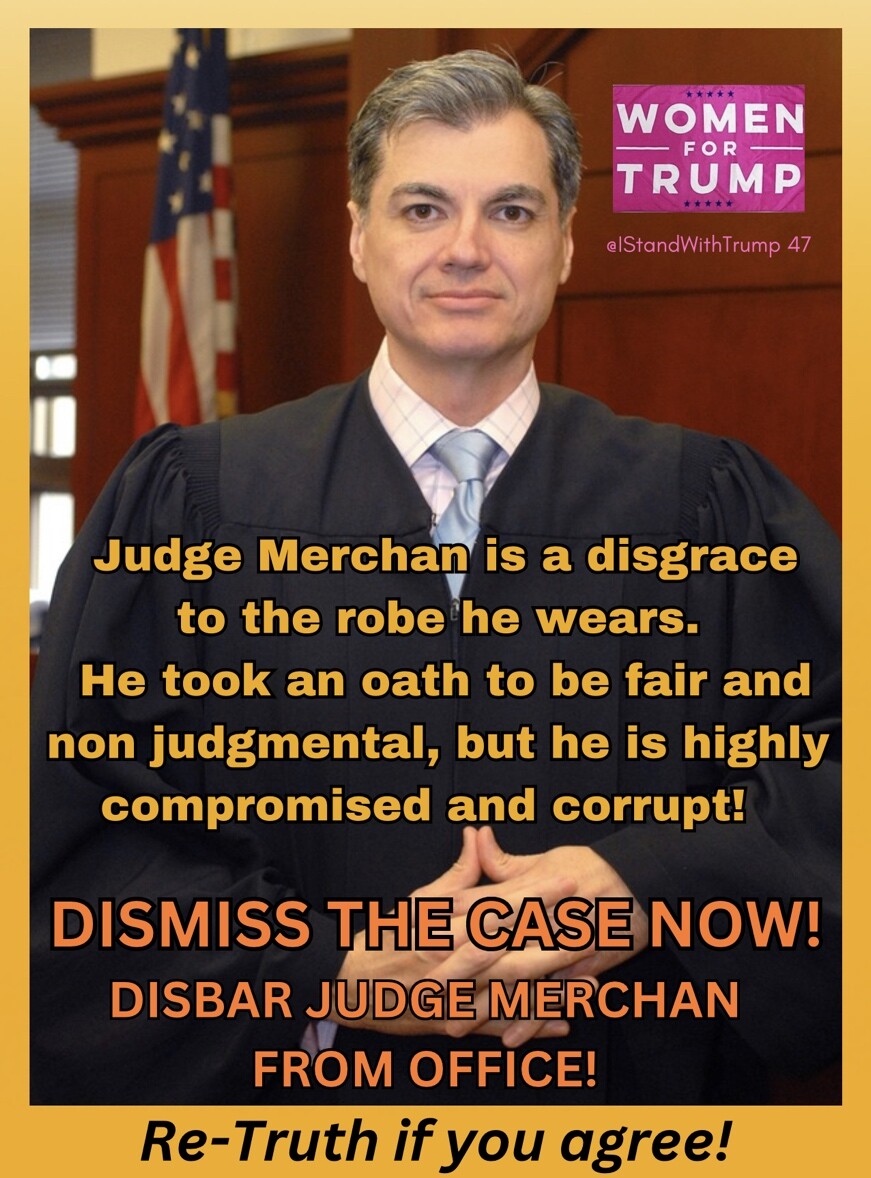 #JudgeMerchan  #DisbarJudgeMerchan