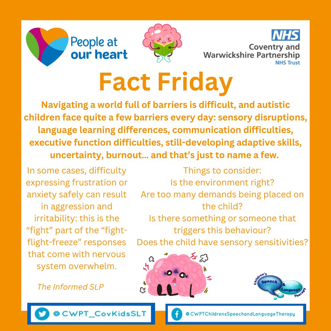 CWPT_CovKidsSLT's tweet photo. Creating inclusive environments where diversity is celebrated and where there is a commitment to understanding and meeting individual needs can profoundly impact the quality of life for autistic children.
#autism #neurodiversityawareness #speechtherapyforkids #SLCN #MySLTDay https://t.co/nEYXNLw77i