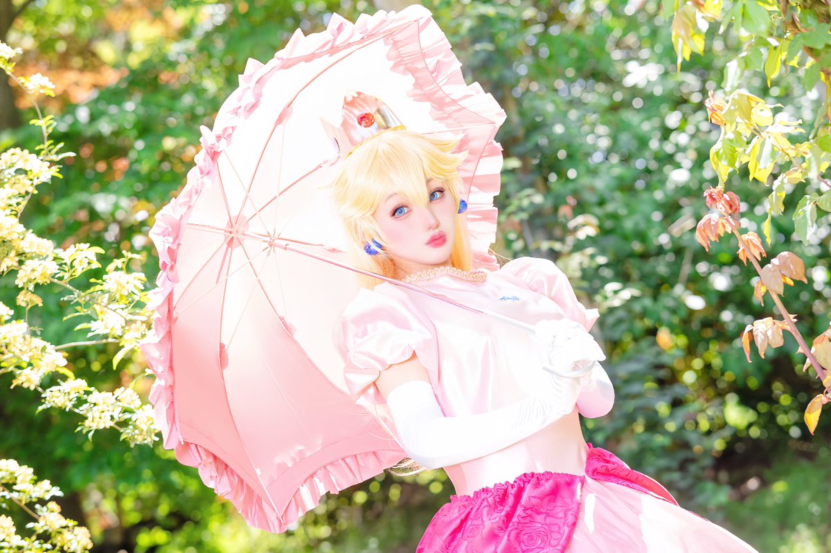 ラパフェ⭐︎バラとピンクレースリボンの姫系髪飾り⭐︎美品⭐︎姫ギャル⭐︎コスプレ小物 ♡ ふたごバニー💗👯‍♀️💗 なかよしぴようさ