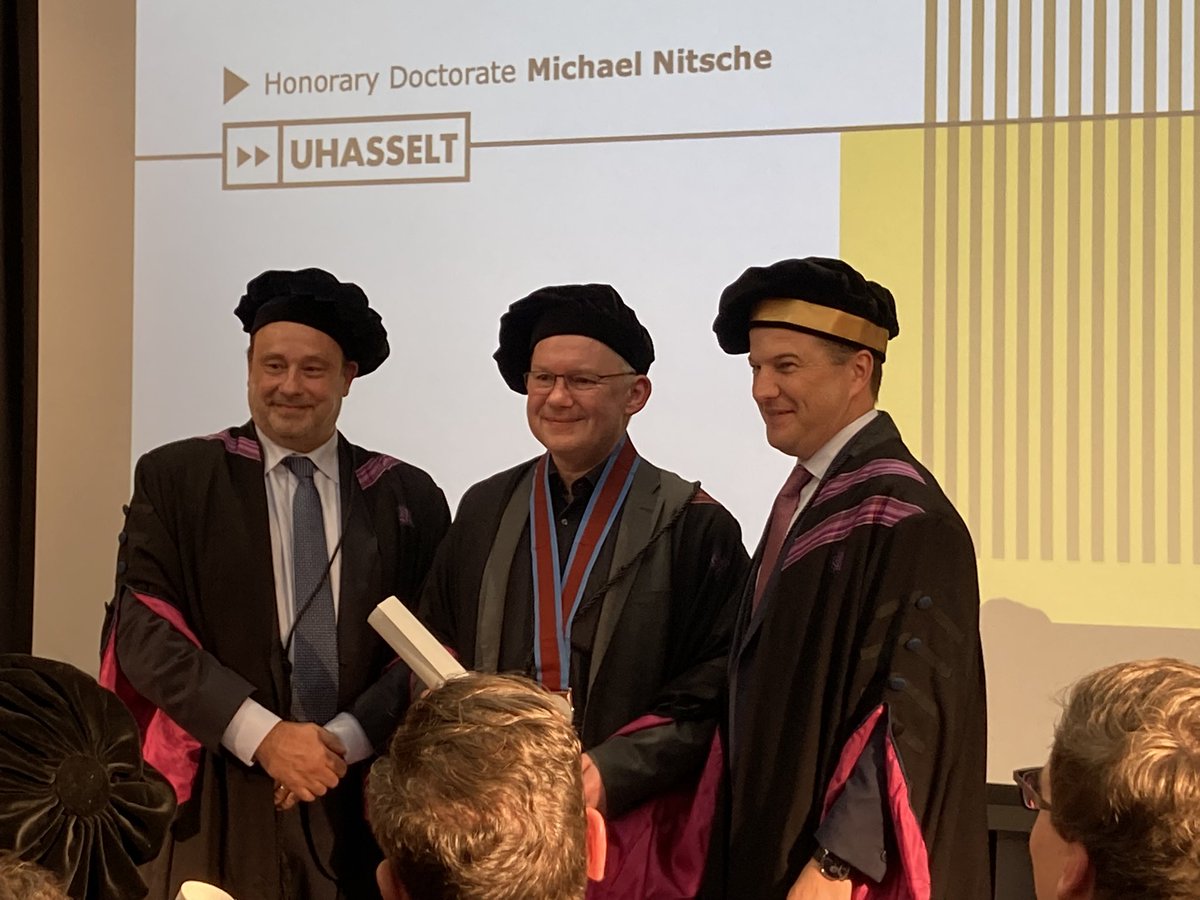 Koen Cuypers (@profkoencuypers) on Twitter photo Congratulations to Honorary Doctor Prof. Michael Nitsche! <a href="/Fac_Revalidatie/">Faculteit Revalidatiewetenschappen</a> <a href="/REVALResearch/">REVAL Research</a> Congratulations to Honorary Doctor Prof. Michael Nitsche! <a href="/Fac_Revalidatie/">Faculteit Revalidatiewetenschappen</a> <a href="/REVALResearch/">REVAL Research</a>