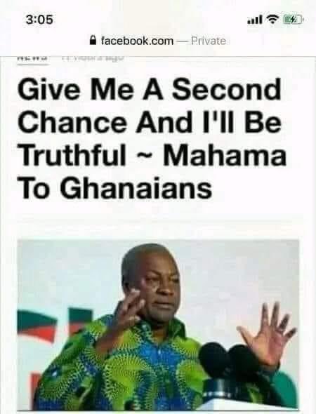 Mahama's audacity is staggering! After a presidency marred by corruption, embezzlement, and deceit, he has the nerve to ask Ghanaians for a second chance, promising to be truthful this time around. The shamelessness is breathtaking!

#MahamaIsAThief
#CorruptMahama