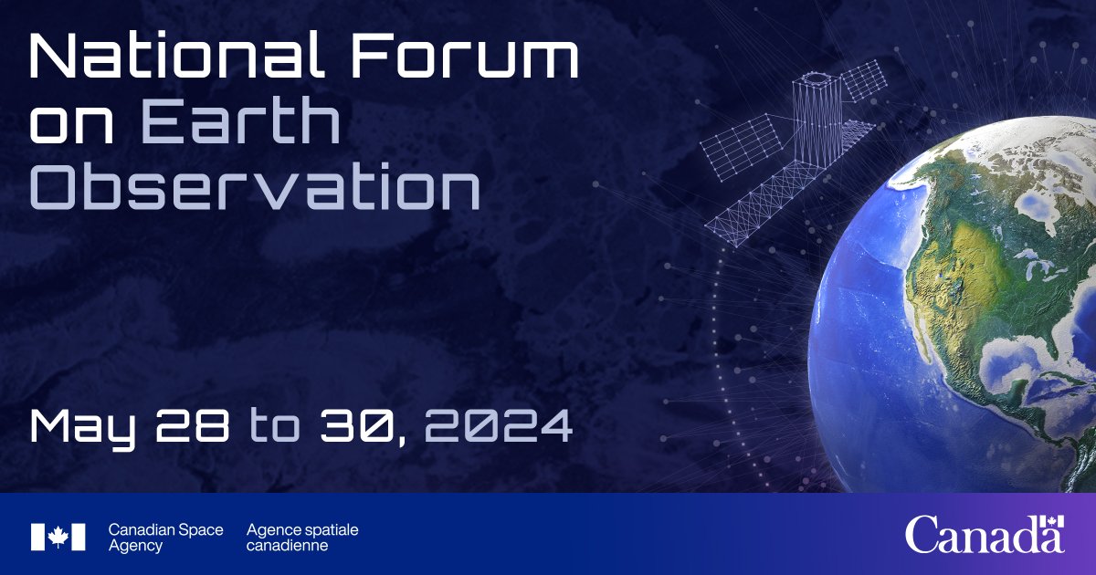 Nearly 500 experts are coming together for the 3rd National Forum on EO! 🌎 They will discuss space-based solutions to complex problems in areas such as biodiversity protection and climate change. #EOForum asc-csa.gc.ca/eng/news/artic…