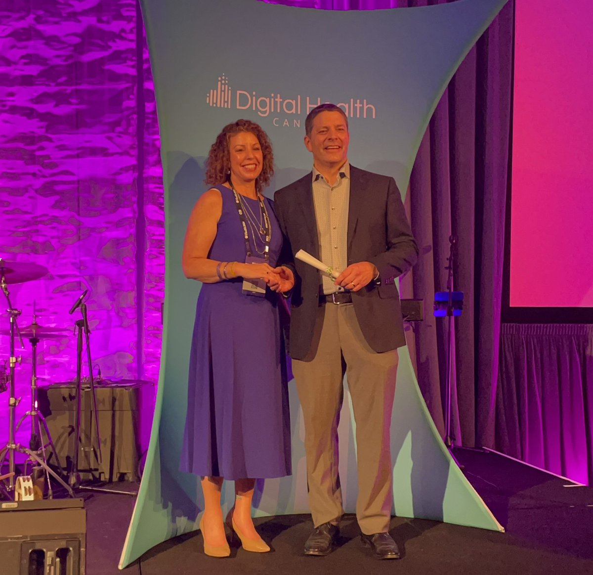 We're thrilled to announce that Ted Alexander, our VP of Partnerships and Clinical Innovation, was awarded the title of Digital Health Executive of the Year at last night's #eHealth2024 social event! Thank you to @DigiHealthCA for this prestigious (and much-deserved) recognition.