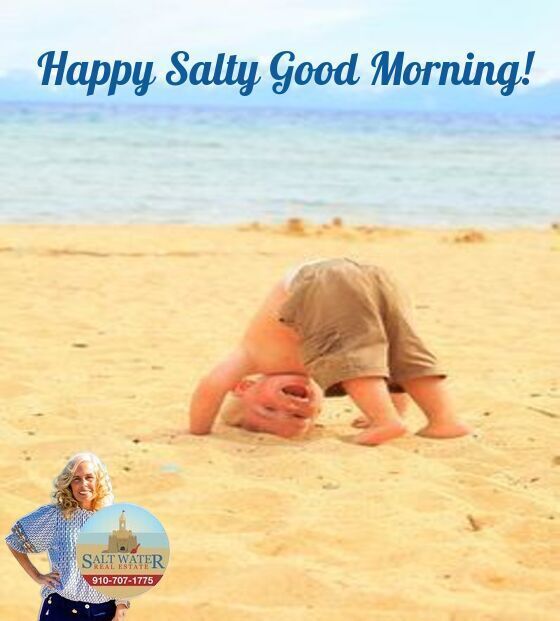 Salt Water Mornings 🌞 Enjoy the Day! 🌴   #SaltWaterRealEstate #CarolEllington #YourNCCoastalRealtor #SalesandRentals #SaltLife #2024 #Summer