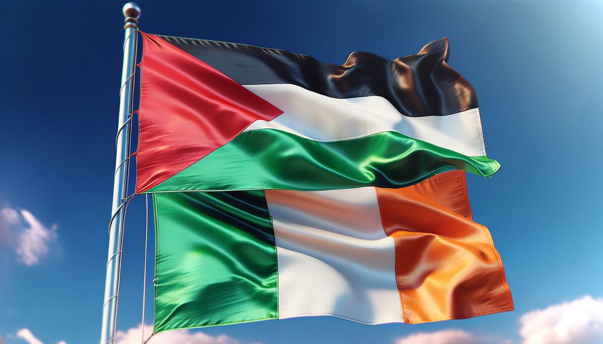 🇮🇪 Ireland officially recognizes Palestine as an independent state and will appoint an Ambassador to the country.