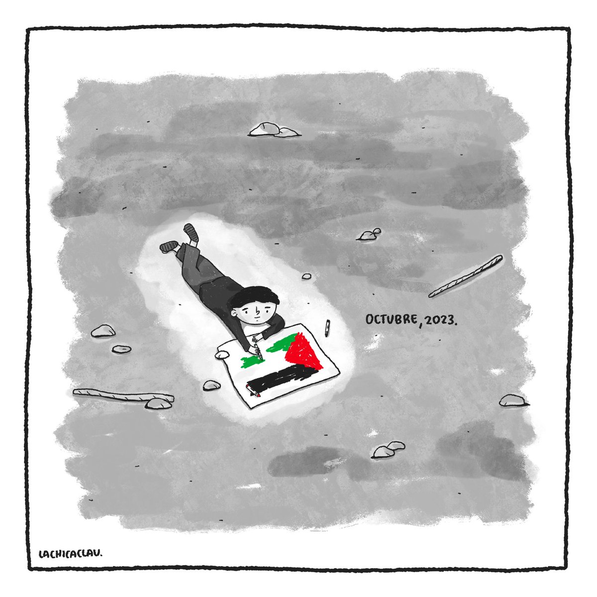 lachicaclau's tweet photo. No son meses, son años. No dejemos de hablar de Palestina 🇵🇸❤️‍🩹 https://t.co/TCFoVi8dG8