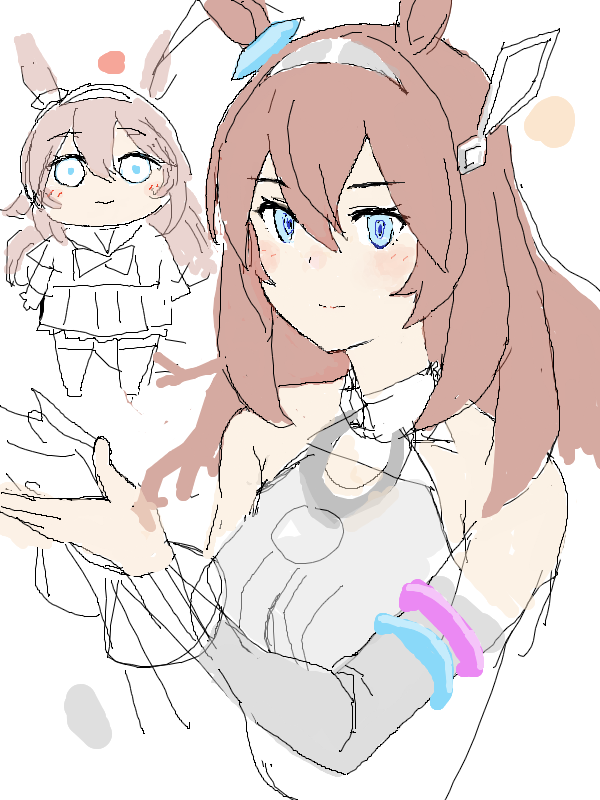 ミホノブルボン(ウマ娘) 「」|面相棒のイラスト