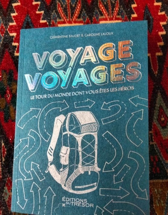 Un livre "dont vous êtes les héros" version récit de voyage. J'ai adoré (même si j'ai perdu 😤) Gros bonheur et  plaisir de lecture comme à 8 ans et demi