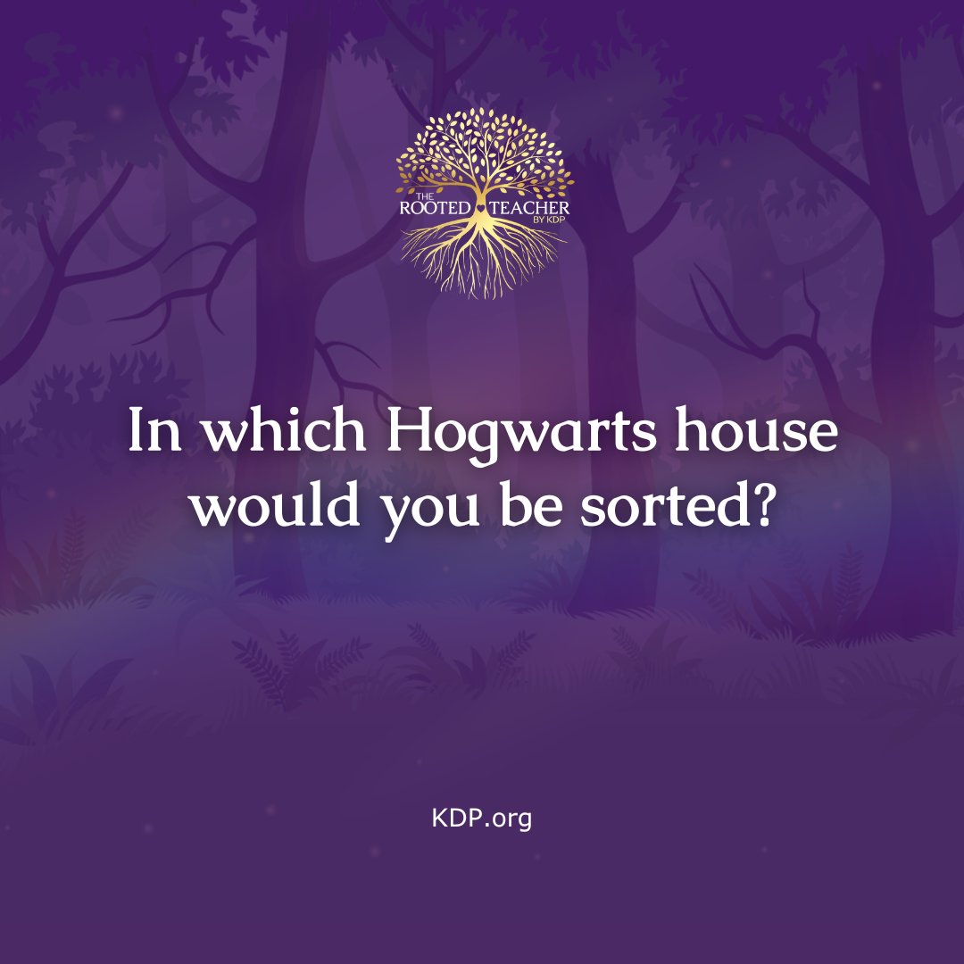 Question of the Week: In which Hogwarts house would you be sorted? #QuestionOfTheWeek 🌟